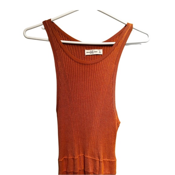 Abercrombie & Fitch Knit  Tank Dress Brown Size M - Picture 2 of 8